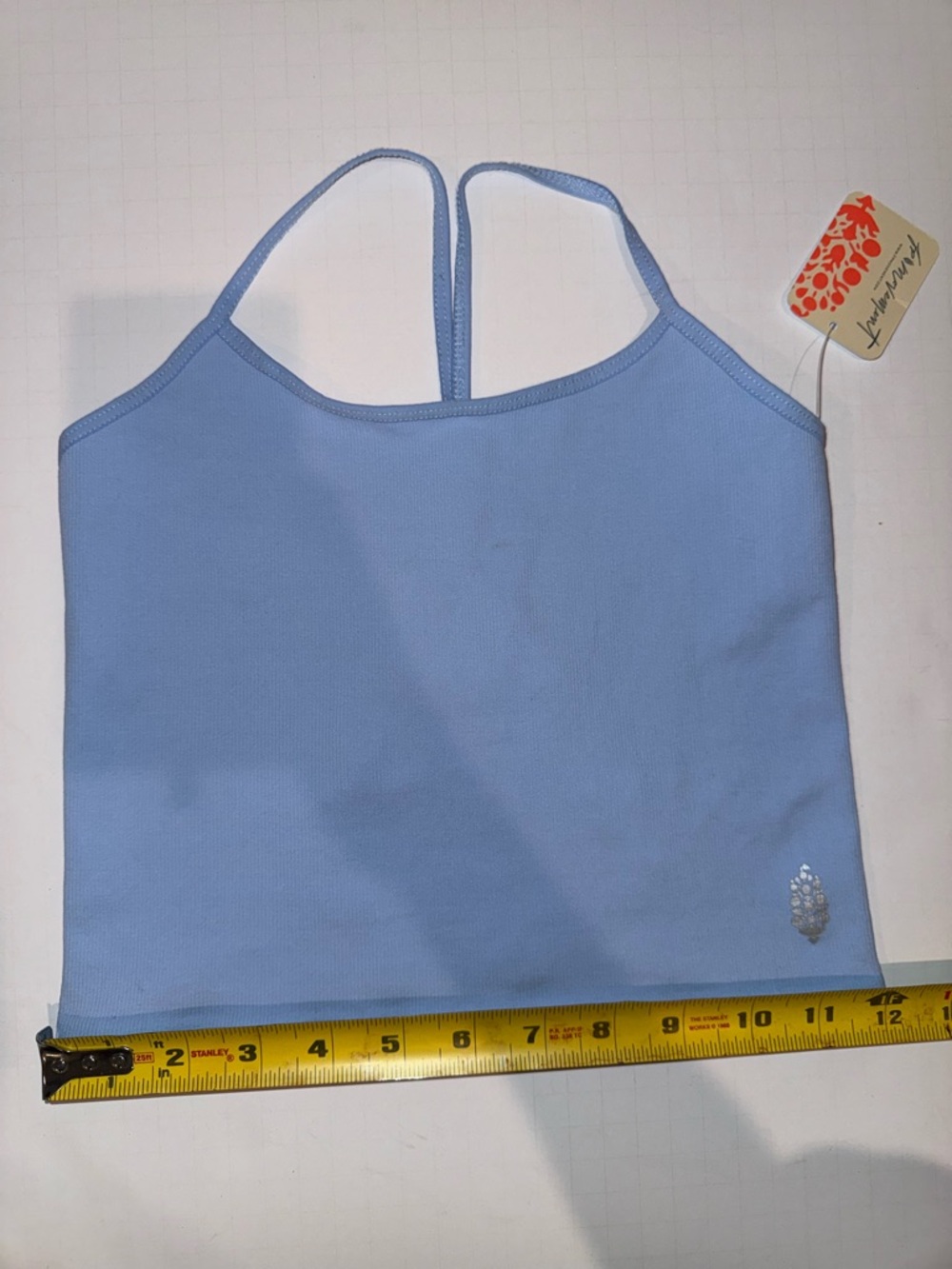 FP Movement by Free People Light Blue Racerback Tank Top size XS/S